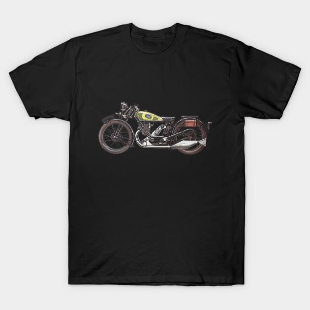 1932 Panther Redwing Motorcycle T-Shirt by PMGdesigns